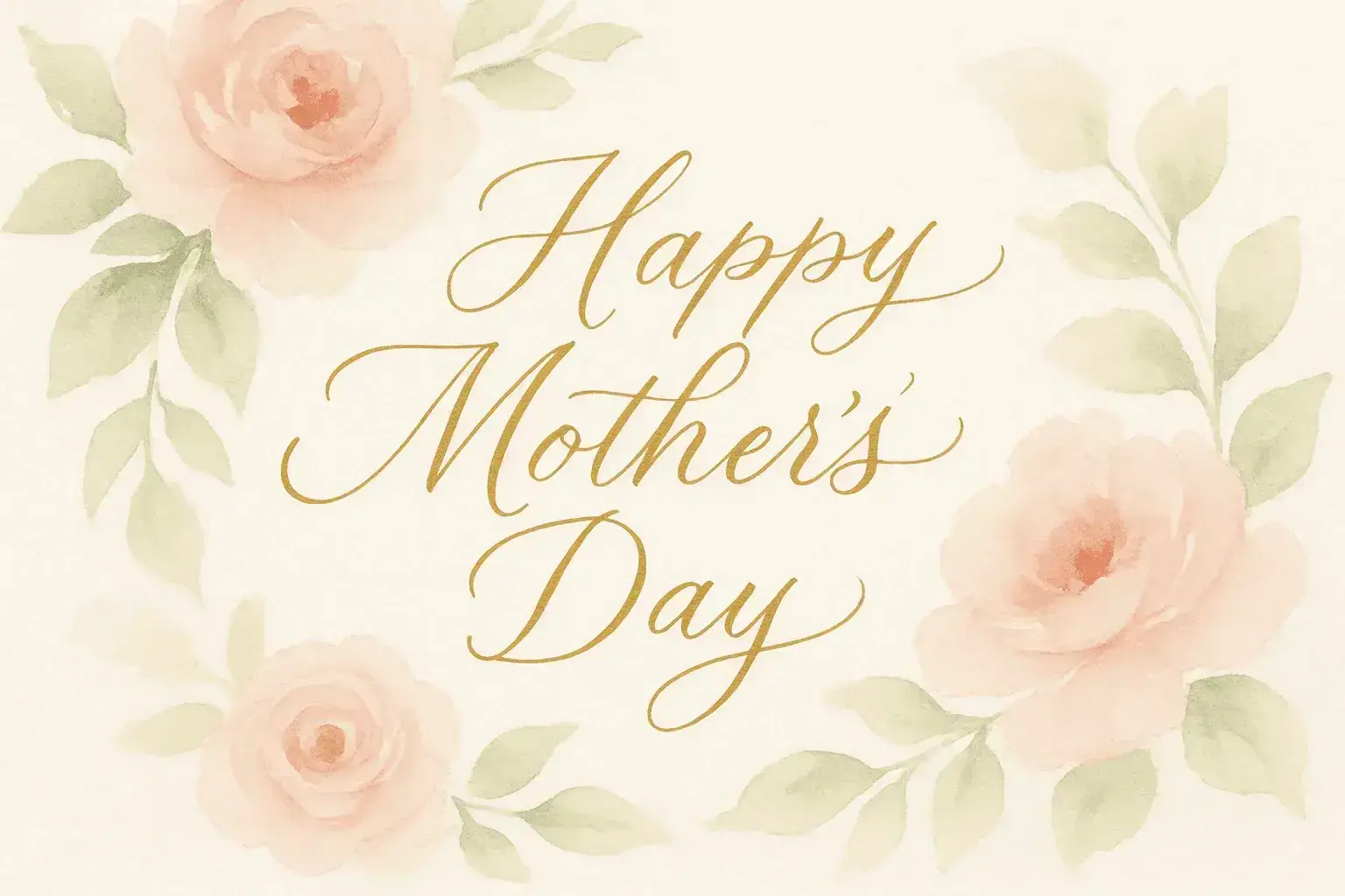 Beautiful custom calligraphy for Mother's Day gifts