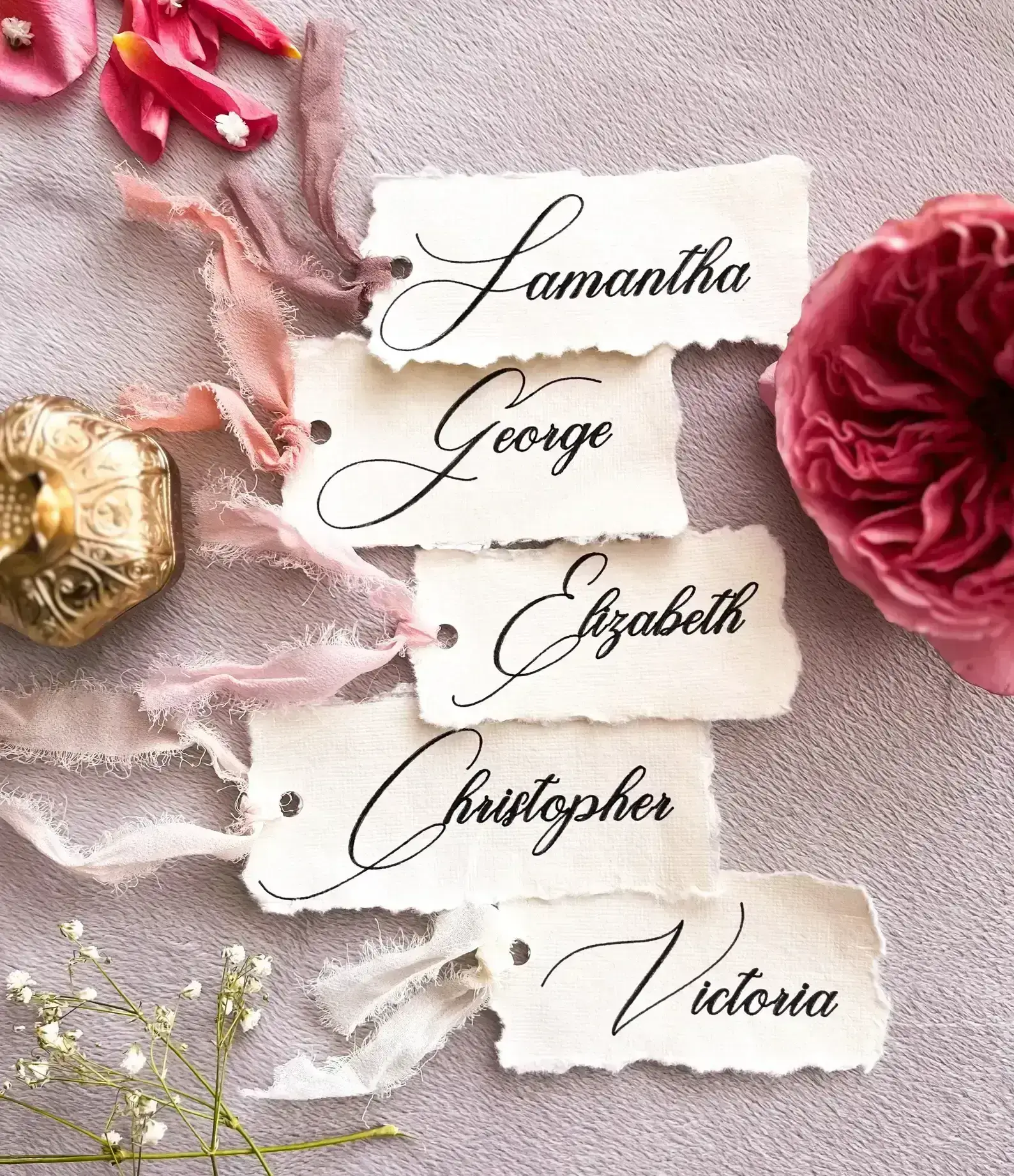 Elegant Wedding Place Cards sample 3